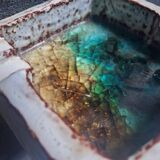 Mobach Utrecht ceramic ashtray, vintage pocket emptier