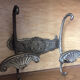 Brass coat rack