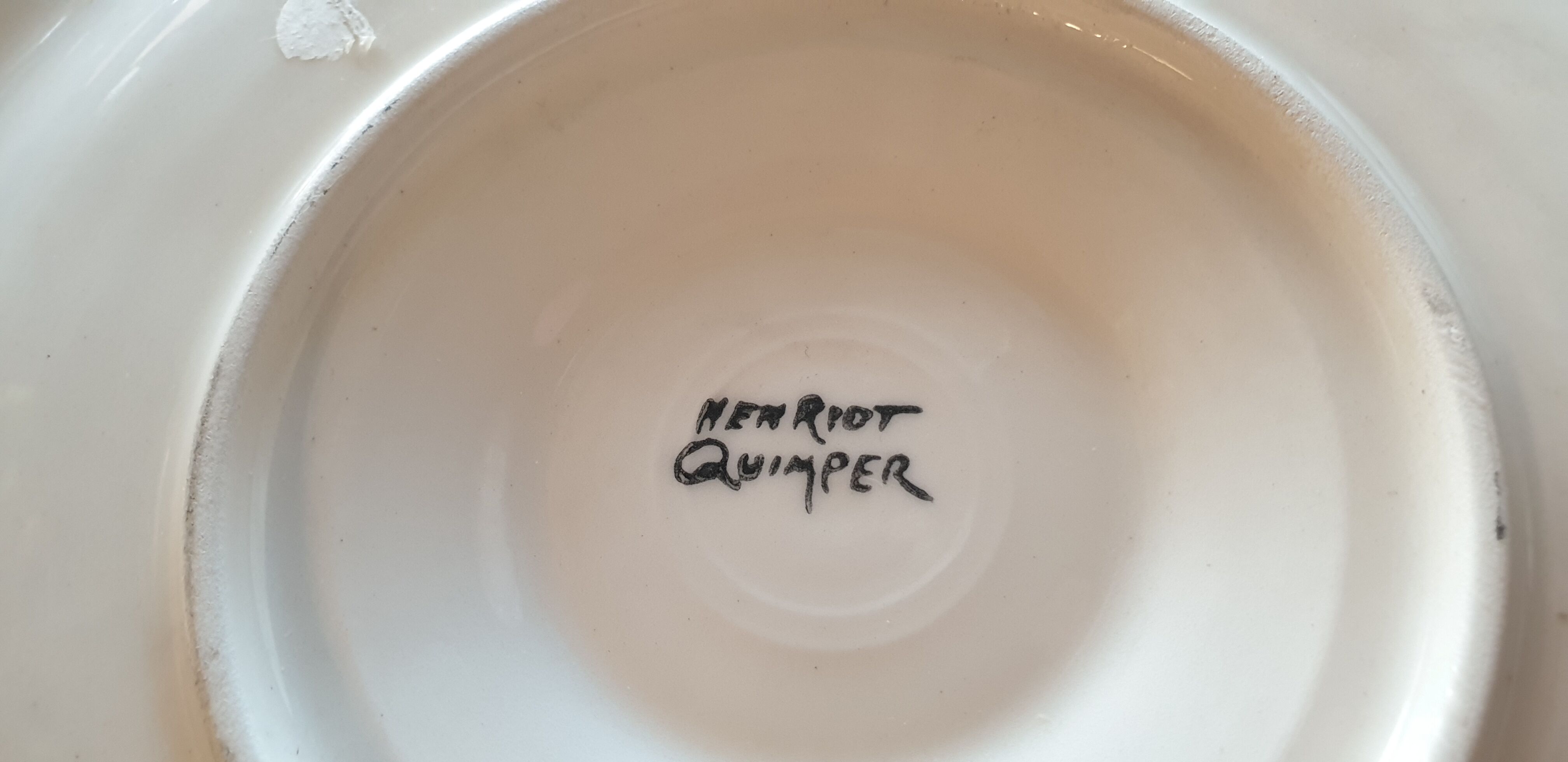 Quimper oyster platter