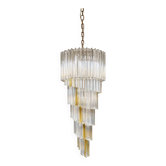 Lustre en verre de Murano Venini 140 cm