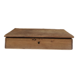 Sandblasted wood chest