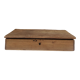 Sandblasted wood chest