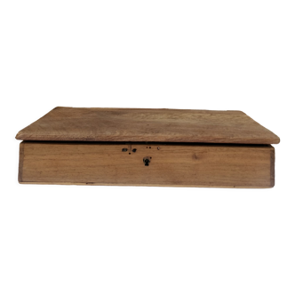 Sandblasted wood chest