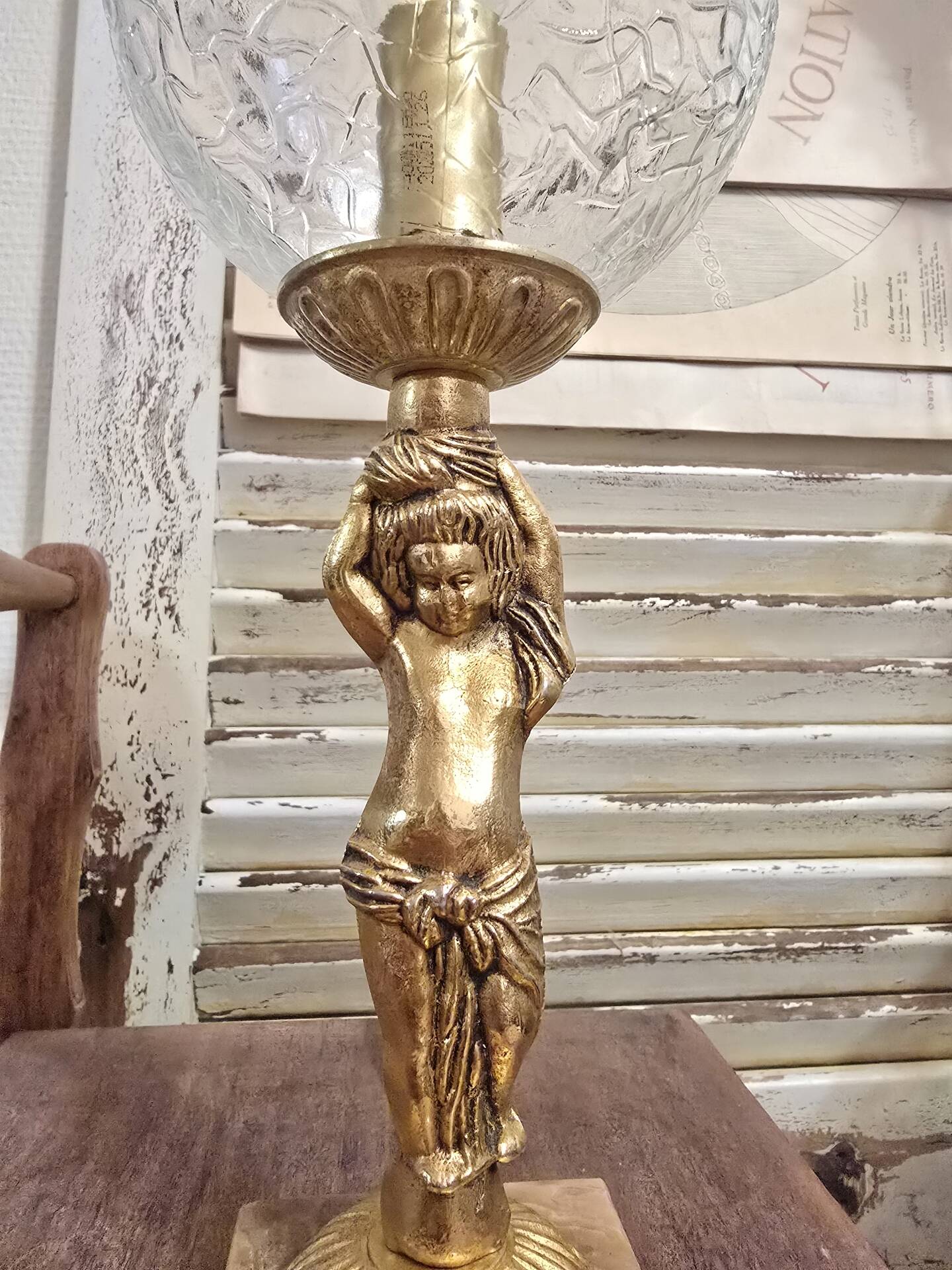 Cherub lamp reimagined