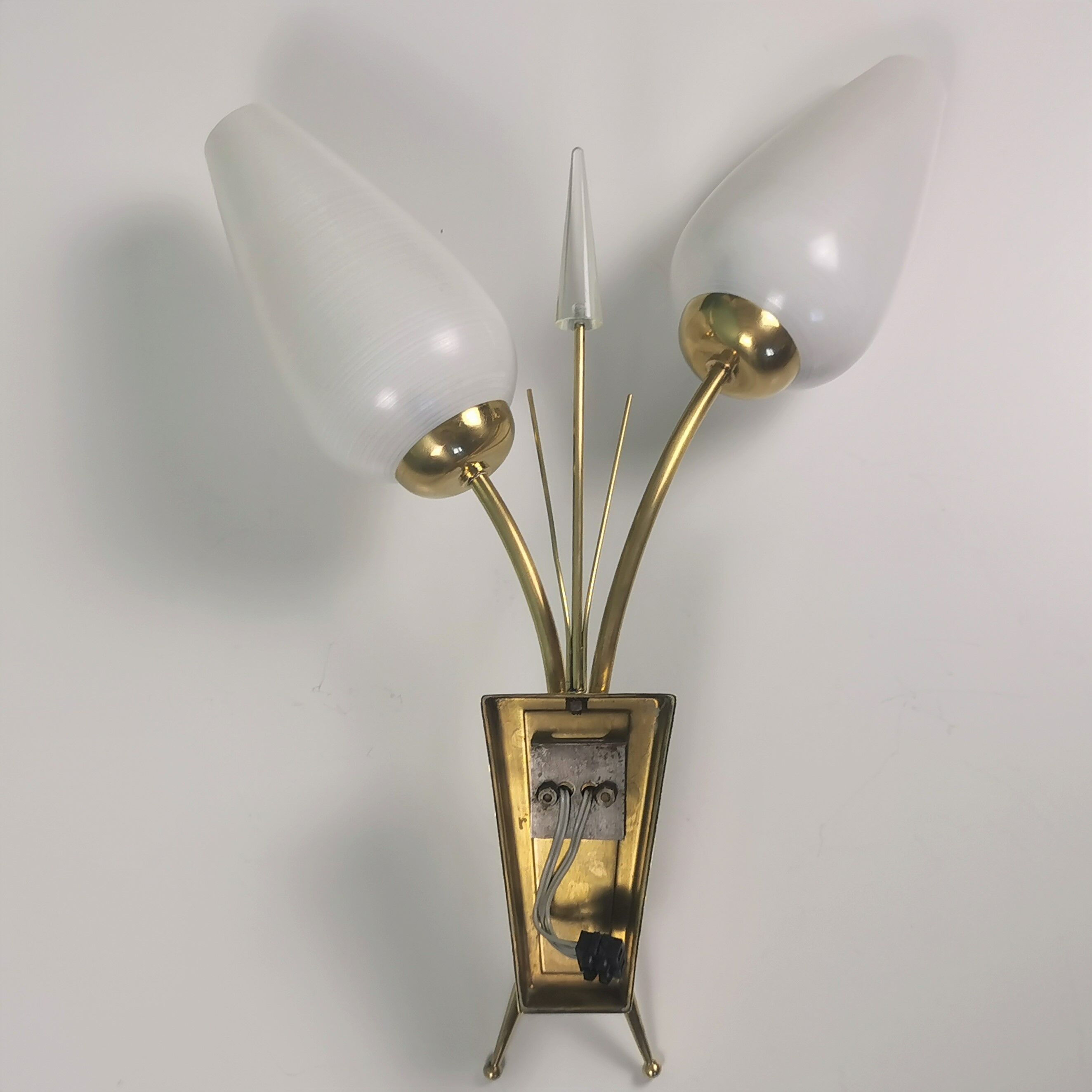 Vintage brass sconces