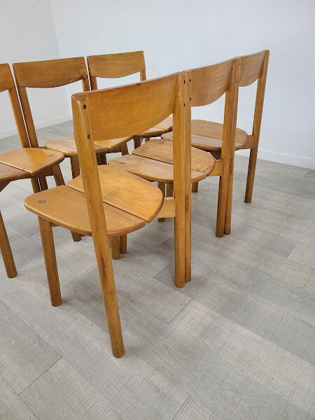 6 chairs coffee vintage 60s