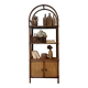 Rattan shelf on legs (refurbished)
