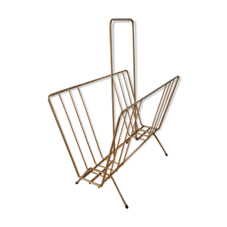 Golden magazine holder