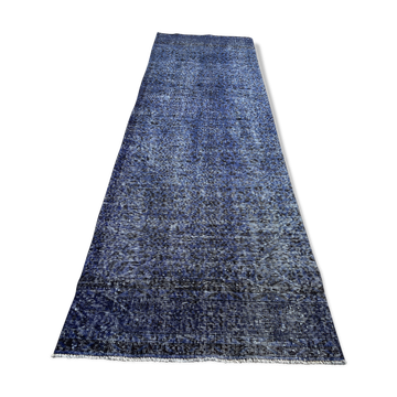 Tapis coureur étroit turc en détresse 316 x 98 cm