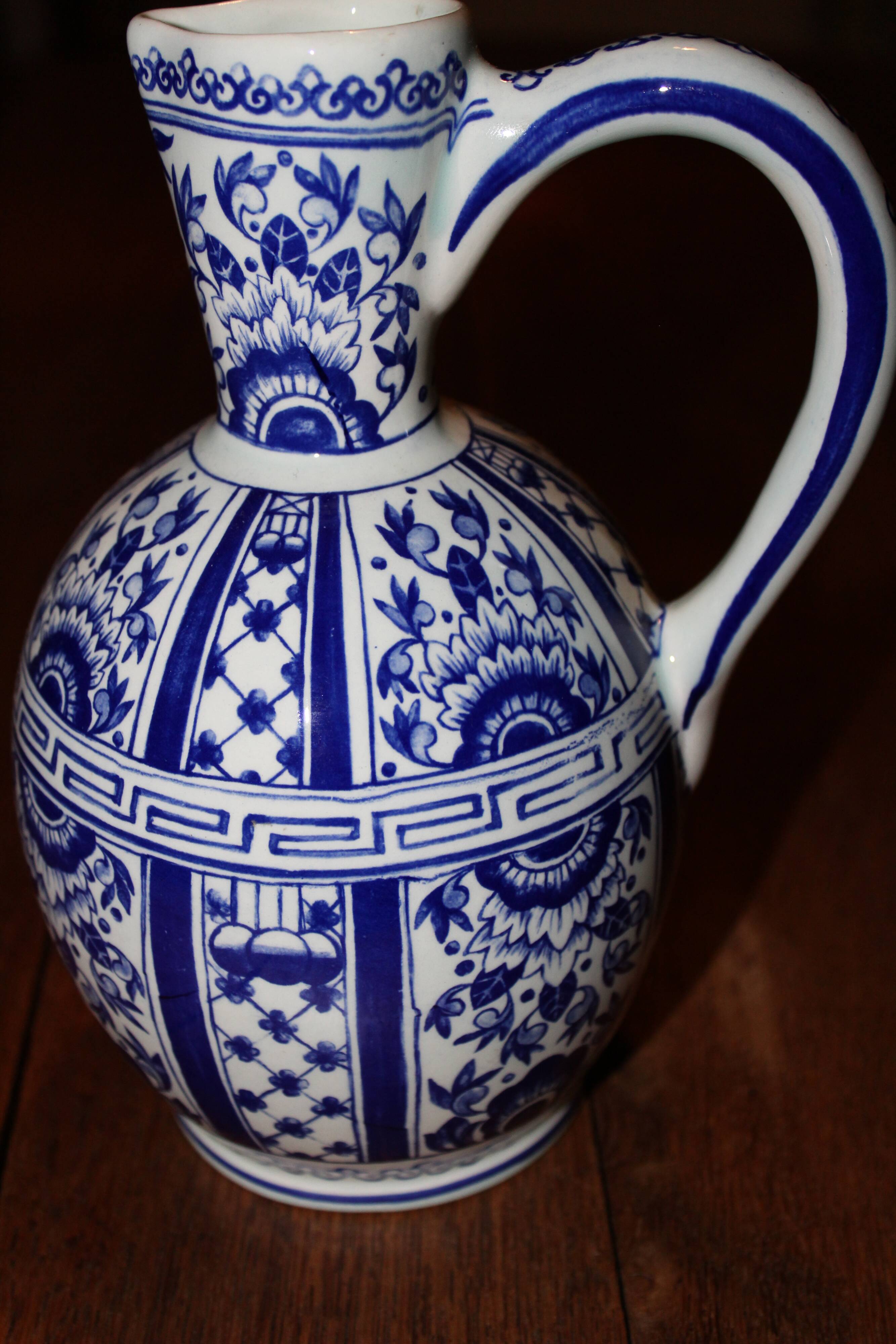 Blue Boch vase