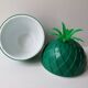 Seau à glaçons vintage "ananas" vert des années 1970 - 70's