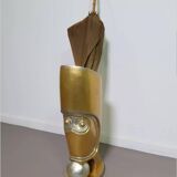 Painted Leeazanne umbrella stand, ca 1980 resin / epoxy / Hollywood Regency manufactured by the Lam Lee Group, Dallas USA.