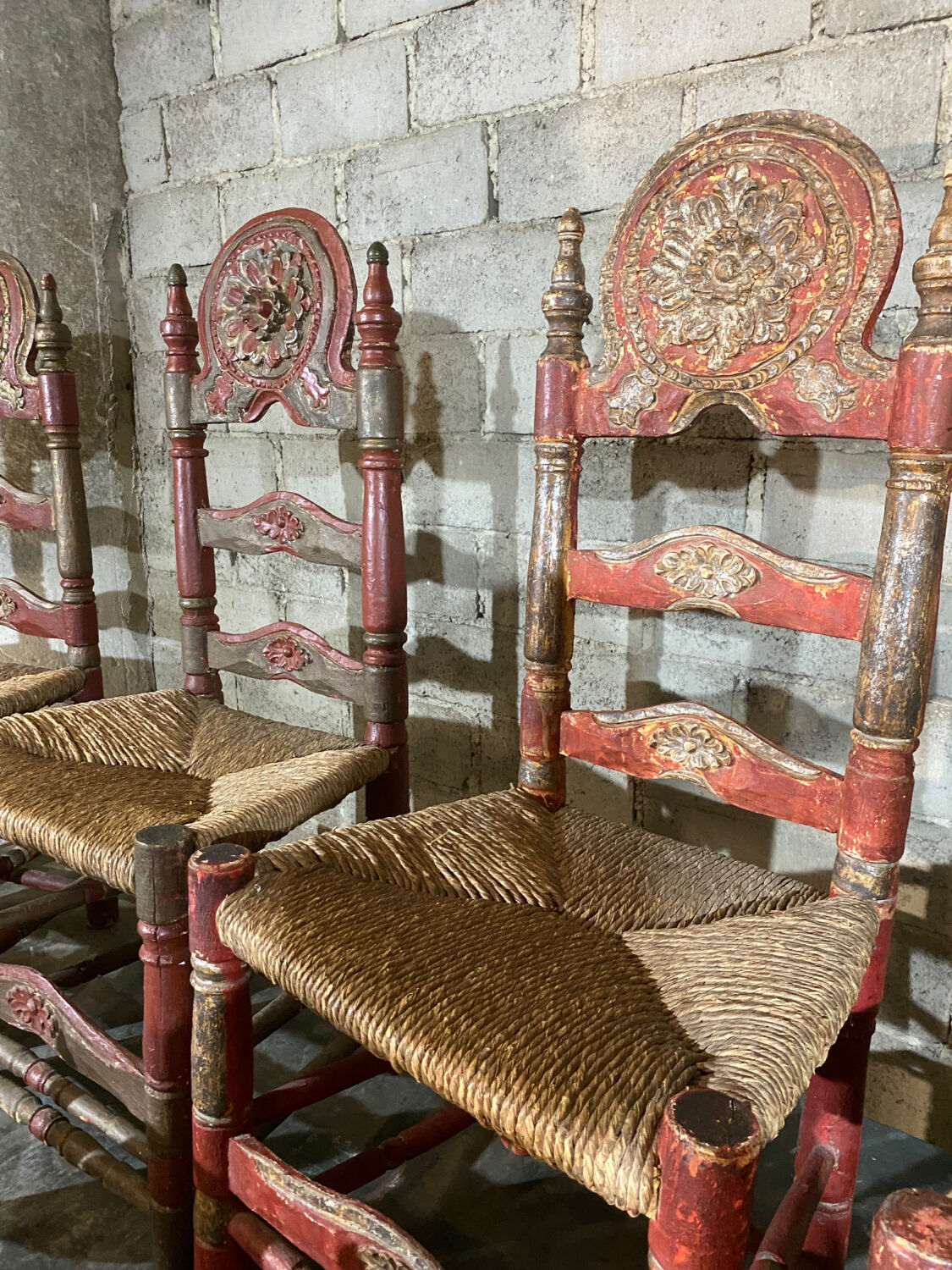 Spanish Chairs "Mallorcans" 19th century