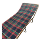 Lafuma vintage 1970s camp bed – foldable – tartan green – camping c