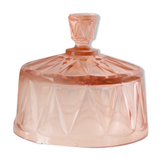 Pink glass bell, vintage