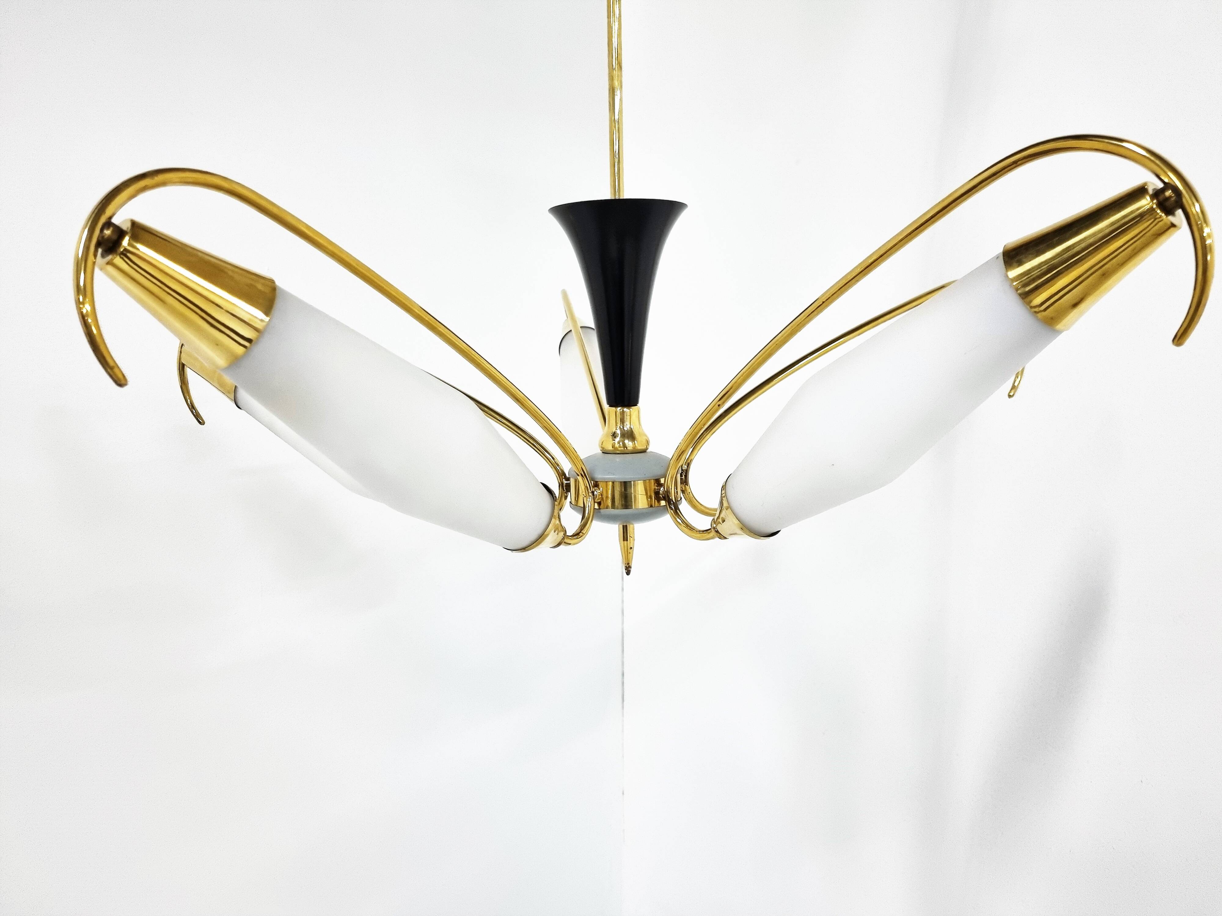 Mid century italian chandelier, 1960s