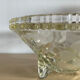 Art Deco tripod bowl in engraved glass