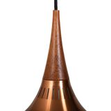 Jo Hammerborg Orient Pendel in Copper and Teak 1960s