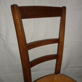 Mulched low chair with high back