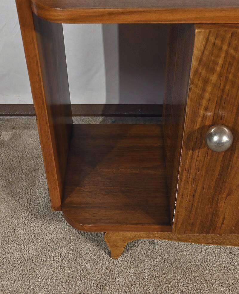 Small Walnut Serving Unit, Art Deco – 1940