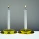 Glass candleholders by Anne Nilsson for Kosta, 2000s, set of 2