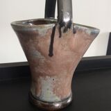 Signed vintage ceramic bouquet vase