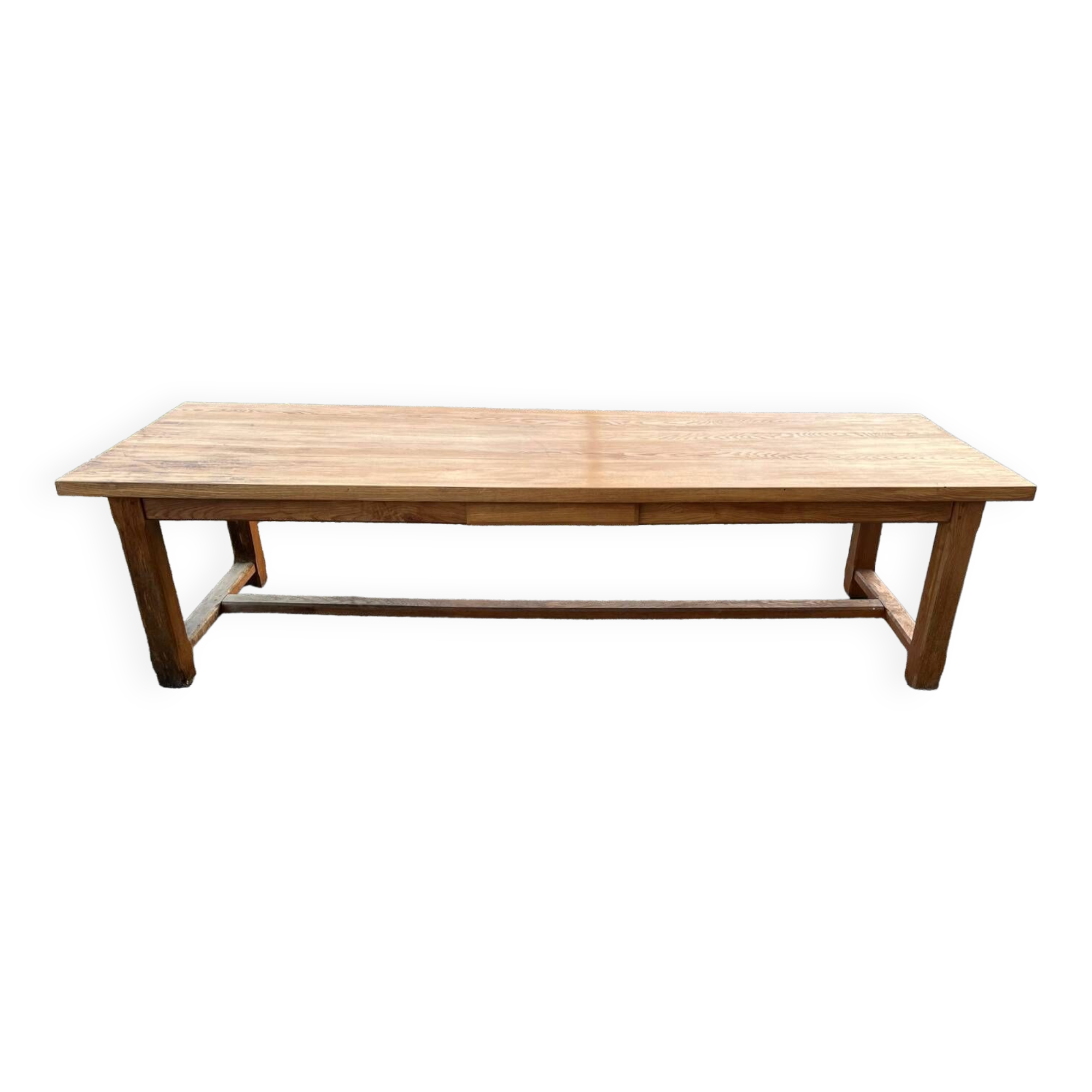Large oak farm table