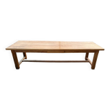 Large oak farm table