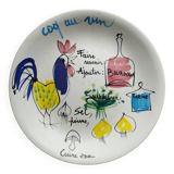 Assiette ancienne de Lili Voltz 1950 - 1960