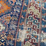 Tapis ancien caucasien chirwan du 19eme siècle 115x176cm