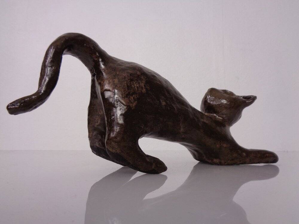 Large ceramic cat, Germany, 1960s