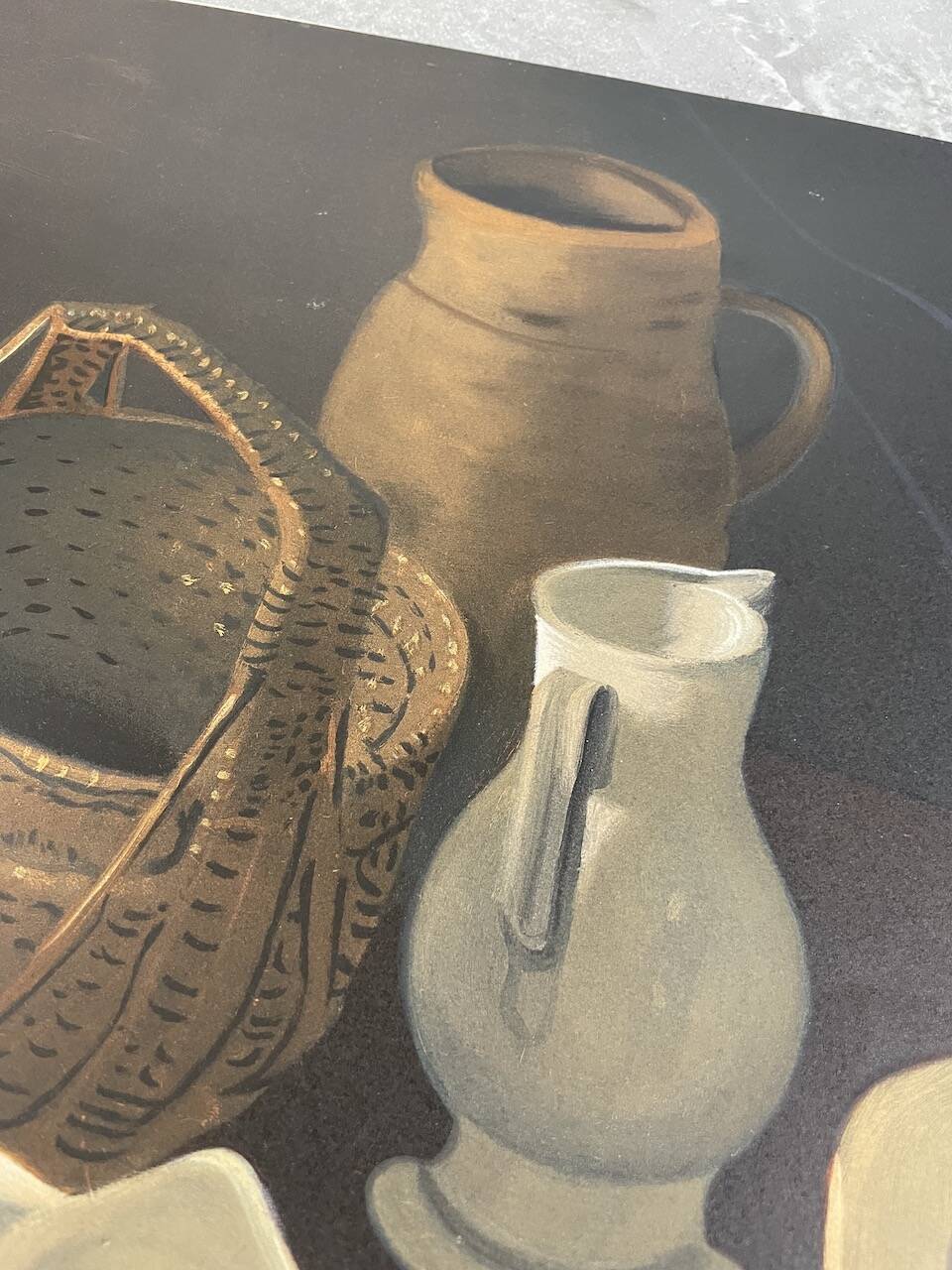 Framed lithograph André Derain “still life”