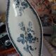 Old small ironstone dish Sarreguemines U&C