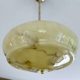 Art Deco Marble Glass Pendant Light