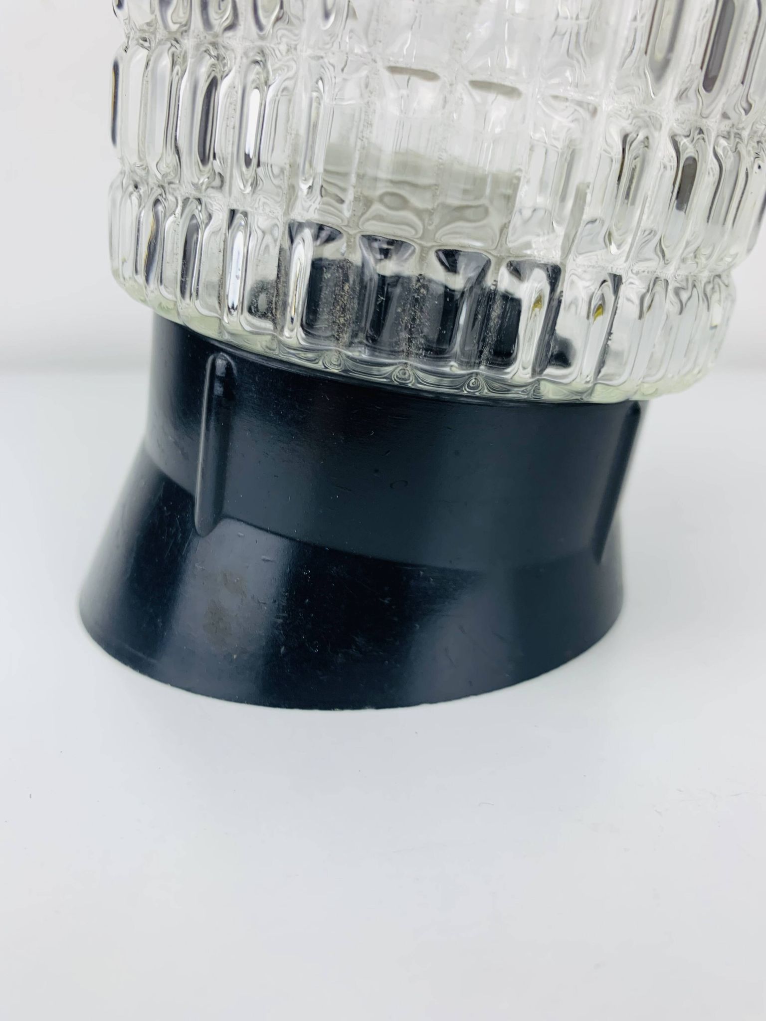 Arno vintage molded glass wall lamp, 1960s