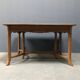 Dutch oak kitchen table in art deco style from the 1930s
