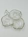Vintage glass leaf dish