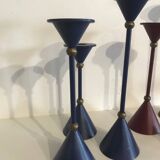 Vintage memphis design candle holders