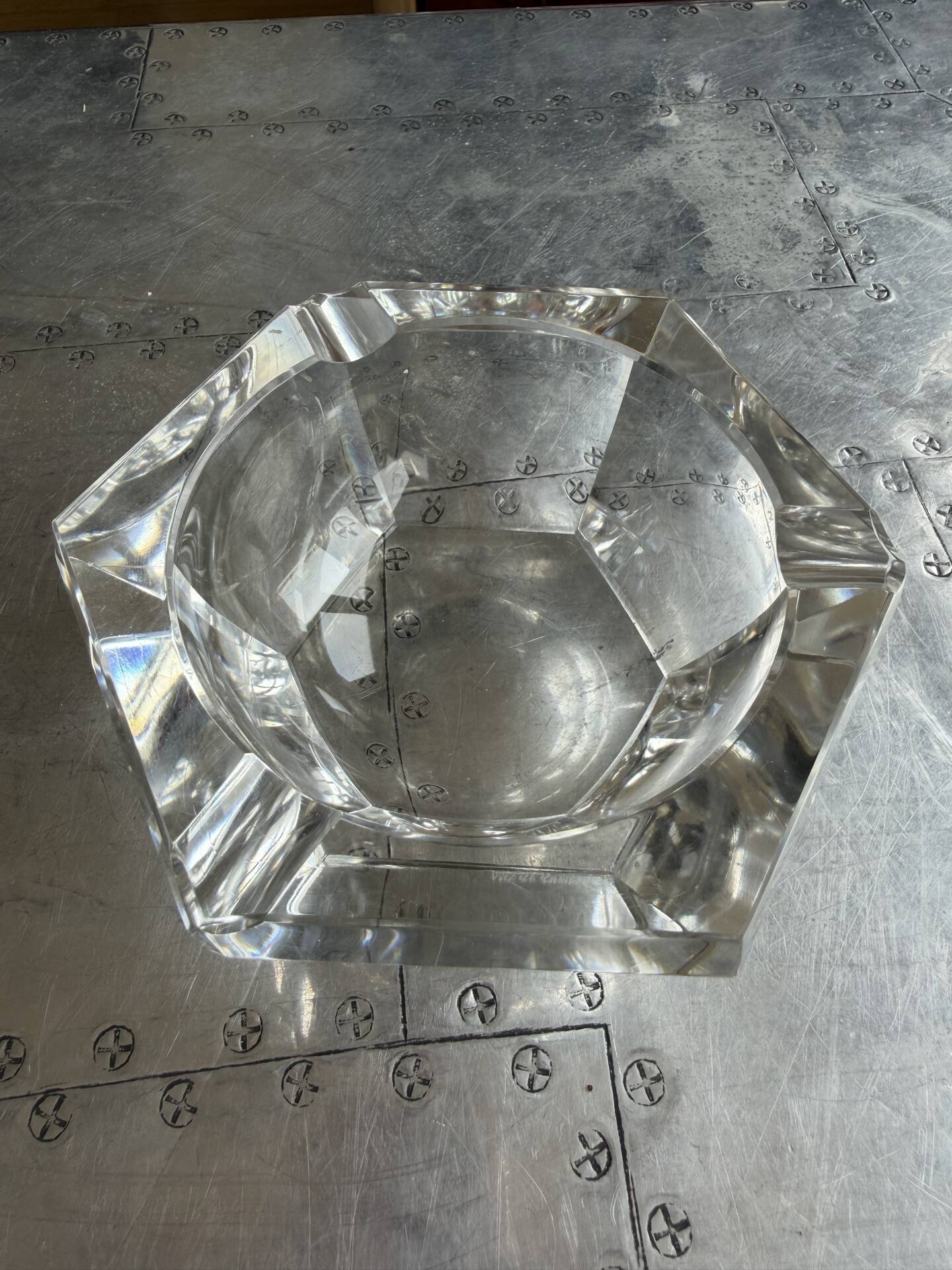 Crystal ashtray