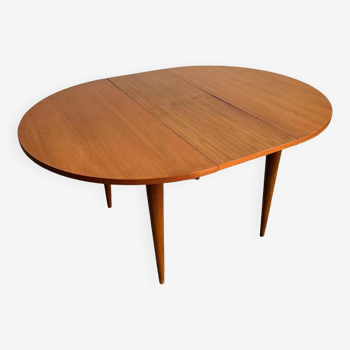 Vintage round extendable table