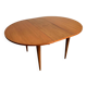 Table ronde vintage extensible