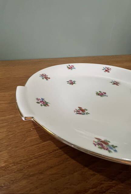 Floral dessert service