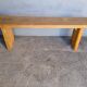Solid wood bench patinated 140cm