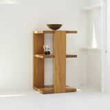 Shelf / Console in solid wood (Elm) vintage Regain house Circa 1980