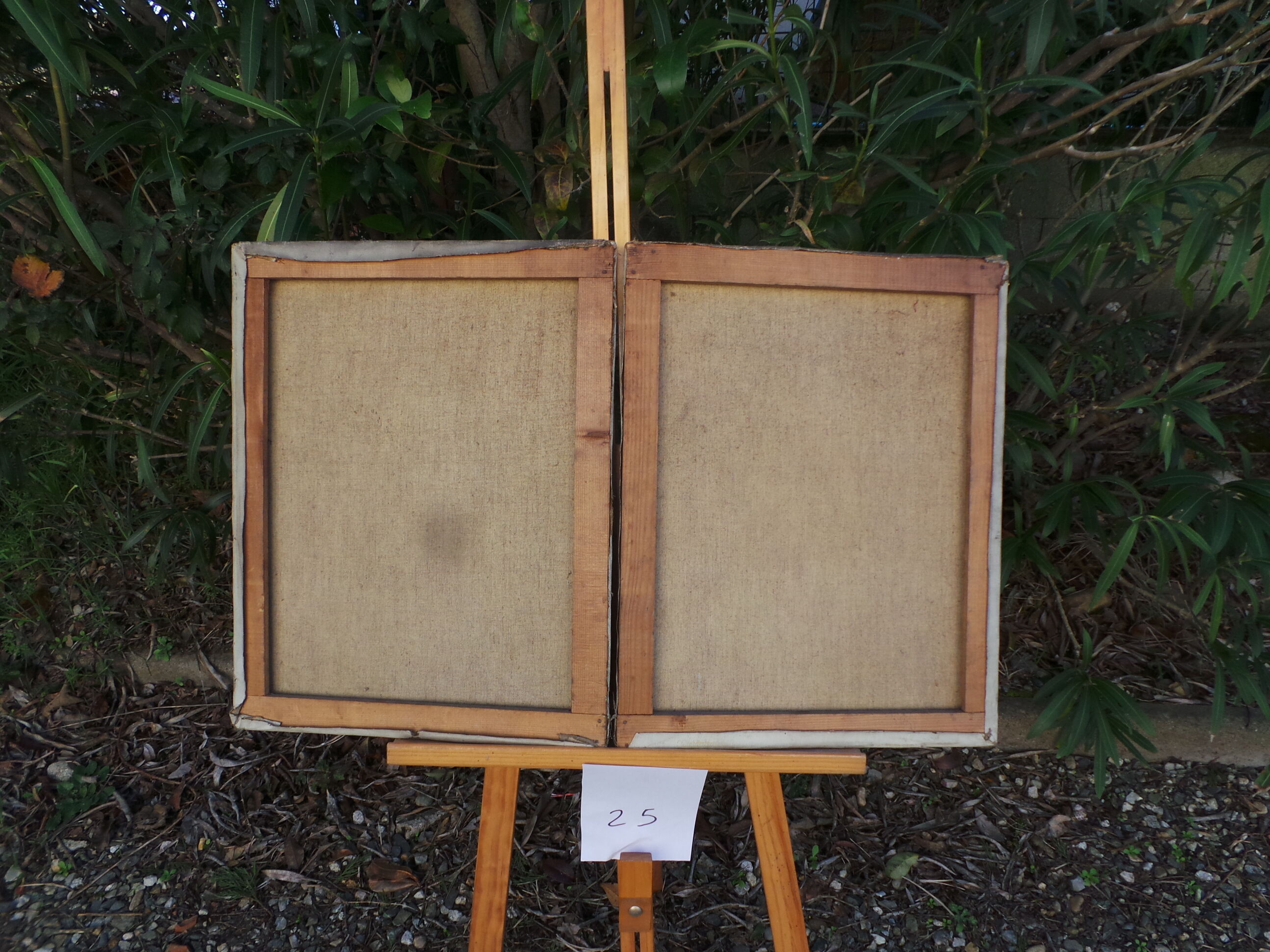 Pair of oil on canvas by Charles Leroux still life