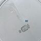 Round serving dish Terre de fer Floral motif St Amand