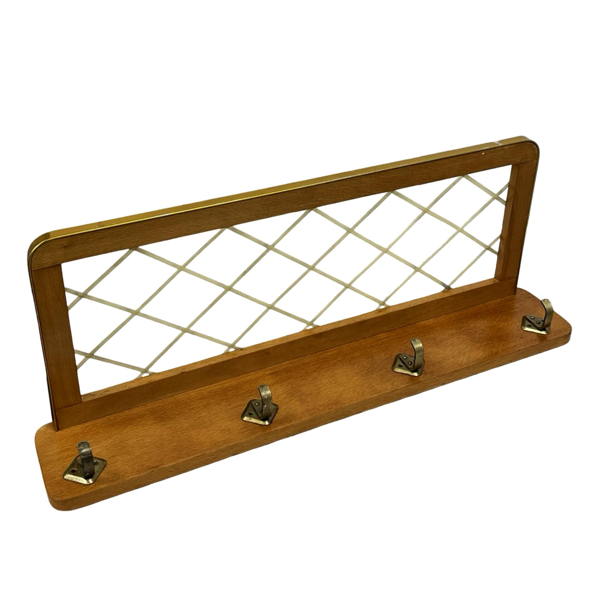 Porte-manteau Rudi Volket, Bruxelles, design moderne du milieu du siècle, Allemagne, années 1950.