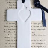 Handcrafted porcelain cross
