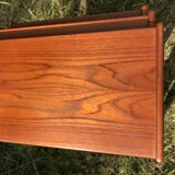 Scandinavian teak nesting table Design
