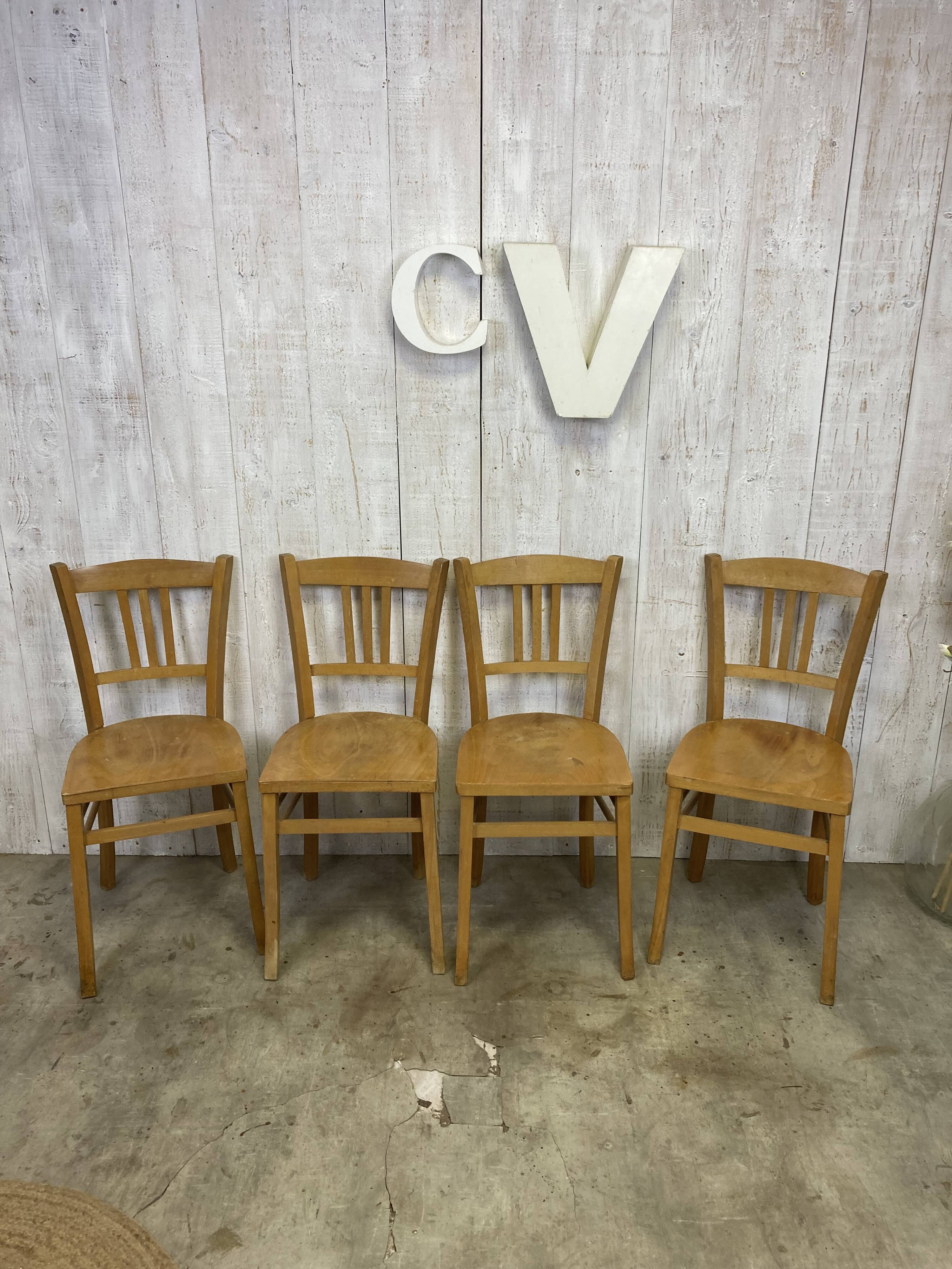 Set of 4 bistro chairs
